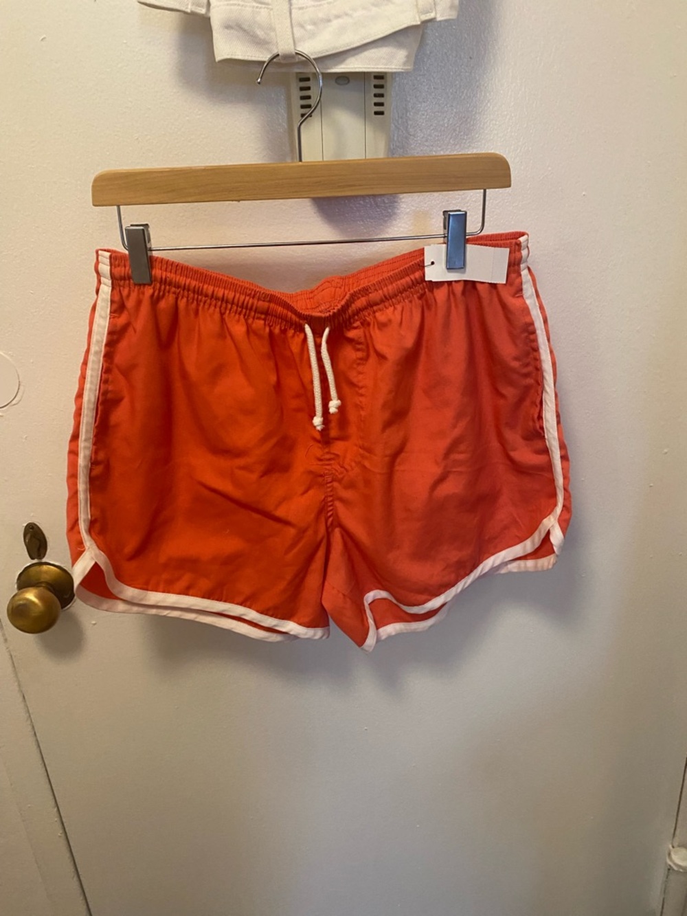 chubbies Coral Athletic Shorts with White Trim. Size XL